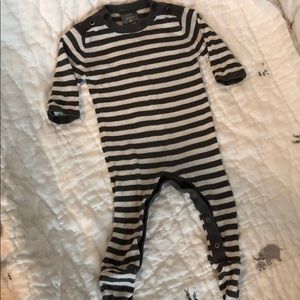 Kate Quinn Organics knitted footed one piece